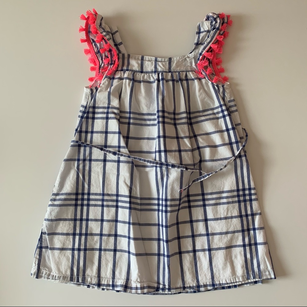 Carter’s Toddler Girls Plaid Dress with Tassels